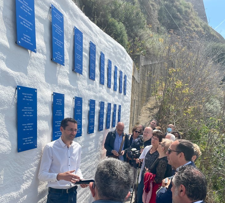 Inauguration du Mur des Migrants